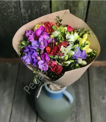 Свадебный букет Фрезии - Flowers To Bee