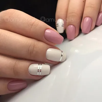 Маникюр на лето - модные тенденции и новинки гель-лаков | Manicura de uñas,  Uñas decoradas con cinta, Uñas decoradas con esmaltes