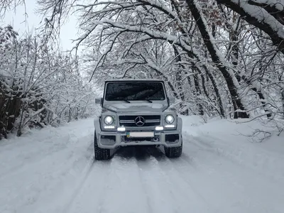 Зима в городе . — Mercedes-Benz G-Class (W463), 5 л, 2002 года | фотография  | DRIVE2