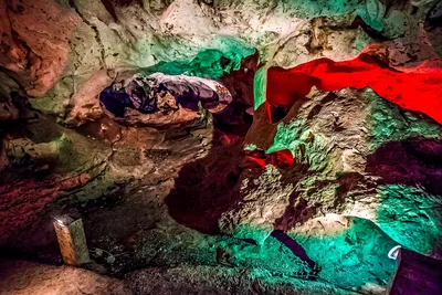 Grotto Cavern Pools - Printable Scenery