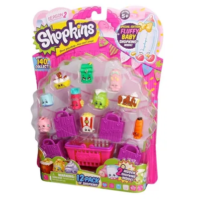 Фигурки Шопкинс с аксессуарами Shopkins 12 шт - купить с доставкой на дом в  СберМаркет