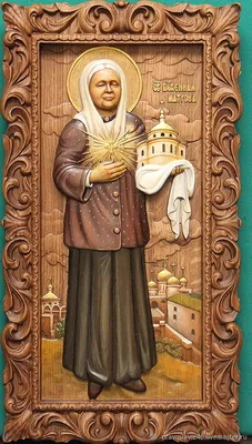Икона Матроны Московской - иконописная мастерская Русские традиции