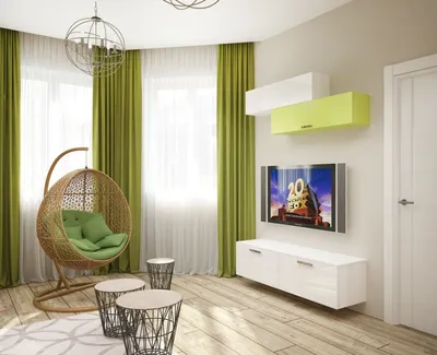 Интерьер в светлых тонах для квартиры в современном стиле