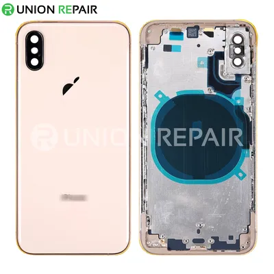 Replacement for iPhone Xs Rear Housing with Frame - Gold