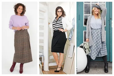 Фасоны юбок для полных женщин: фото и правила выбора юбки больших размеров