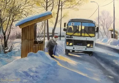 В Белебеевском районе автобус с пассажирами в условиях гололедицы чуть не  улетел в кювет