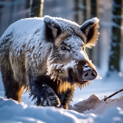 Как зимует кабан: 6 особенностей из жизни дикой свиньи | Приключения  натуралиста | Дзен