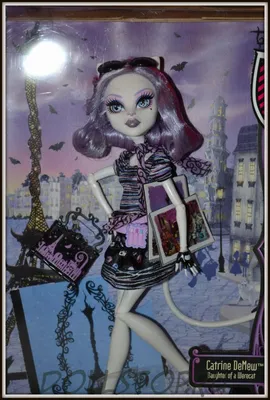 Кукла Монстр Хай Катрин Де Мяу - Скариж Город Страхов - Monster High  Catrine DeMew Scaris City of Frights