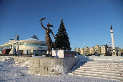 Ханты Мансийск зимой - 90 фото
