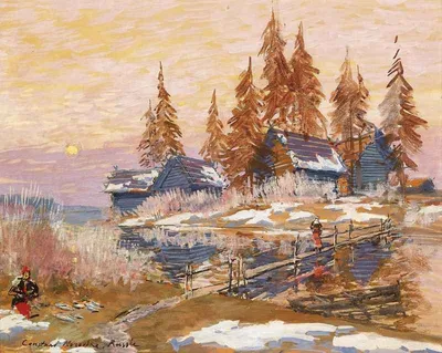 Рисунок Конец зимы №82441 - «Новогодние фантазии» (08.01.2024 - 05:25)