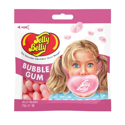 Конфеты Jelly Belly Bubble Gum со вкусом жевательной резинки • Сладости из  Европы и США интернет магазин Candy Box