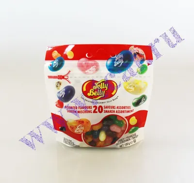 Драже жевательное \"Jelly Belly\" ассорти кислые фрукты 28г пакет 5 вкусов