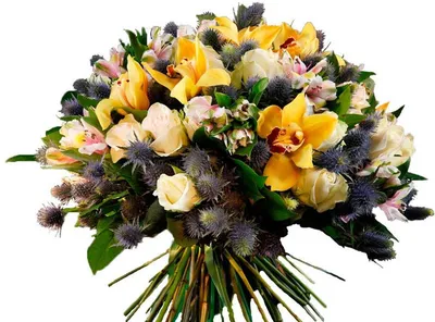 Букет цветов «День рождения» заказать с доставкой по цене 5 260 руб. в  Симферополе