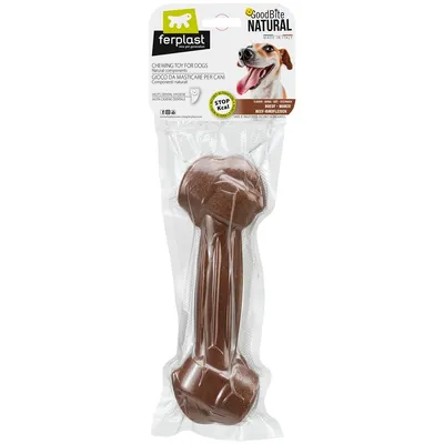 Купить Игрушка для собак FERPLAST GoodBite XXL, кость съедобная, вкус  говядины, 420г в Бетховен