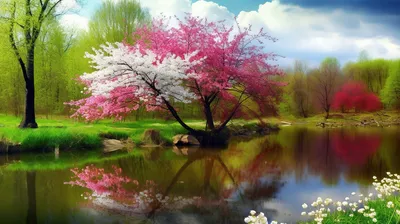 Ранняя весна, красивая природа, …» — создано в Шедевруме