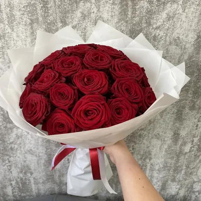 Купить букет из красных роз с доставкой на дом, купить цветы с доставкой в  Красноярске