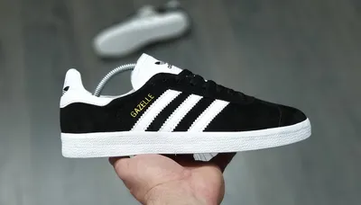 Кроссовки Adidas Gazelle, черный/белый – купить по выгодным ценам с  доставкой из-за рубежа через сервис «CDEK.Shopping»