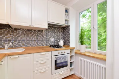 7 маленьких кухонь, которые выглядят просторно | ivd.ru