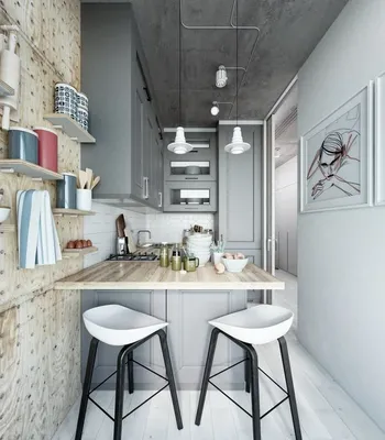 Дизайн маленькой кухни: 70 лучших фото, стили, цвета, идеи интерьеров в  2024 году