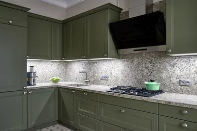 оливковая кухня в стиле прованс | Quirky kitchen, Kitchen, Home kitchens