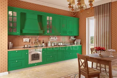 Проект кухня нежного оливкового цвета от компании «KiT» в Красноярске |  «KiT кухни и шкафы»