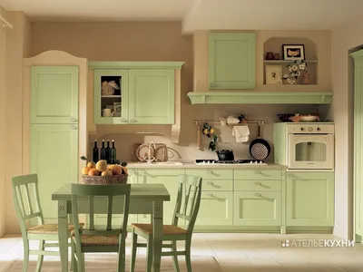 Кухня в оливковом цвете может быть очень уютной и стильной, особенно если  использовать сочетание оливкового цвета с другими.. | ВКонтакте