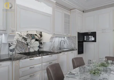 Скинали для кухни на обычном закаленном стекле изображением меловой доски и  рисунками на тему коктейлей и бургеров в Москве