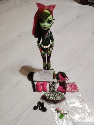 Monster High G3 Venus McFlytrap Fashion Doll with Pet Chewlian IN HAND |  eBay