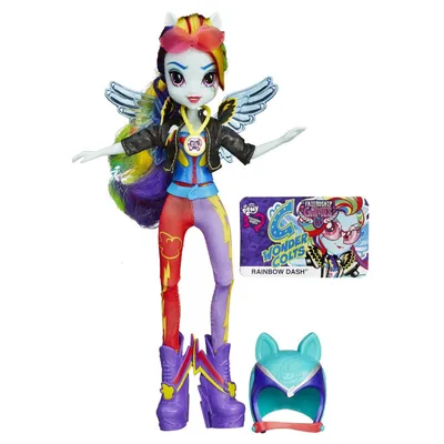 Кукла 'Радуга Дэш' (Rainbow Dash), из серии 'Игры Дружбы', My Little Pony  Equestria Girls (Девушки Эквестрии), Hasbro [B3776]