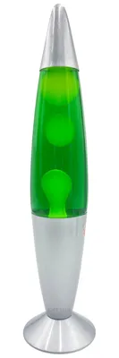 Лава лампа с парафином (34см) зеленая оптом. Купить восковую лампу ночник  оптом. Оригинальные подароки оптом. Оптовый интернет магазин подарков и  карнавальных аксессуаров