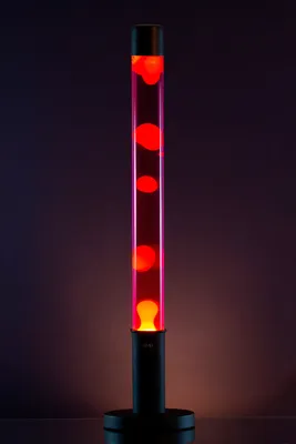 Купить Уцененный товар ! Напольная Лава лампа Amperia Falcon  Оранжевая/Фиолетовая (76 см) в MotionLamps.ru