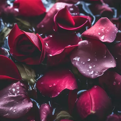 Красные лепестки роз - купить по низким ценам с доставкой в Москве