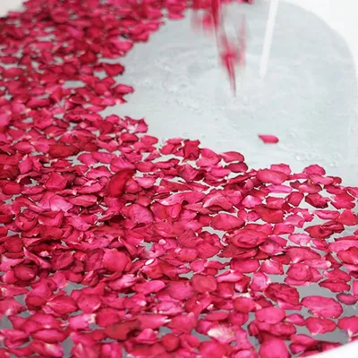 2 упаковки сушеных лепестков роз для ванны и душа, Натуральные сушеные лепестки  роз для ухода за кожей, сушеные лепестки роз | AliExpress