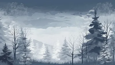 Картинки на тему #зимнийлес - в Шедевруме