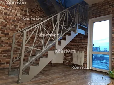 Лестница в дом из металла, цена в Краснодаре от компании КУБАНЬСТРОЙ