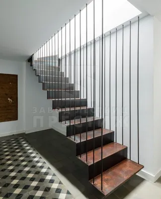 Подвесная лестница из металла ЛС-2024 - купить в Москве, цена от 457000 руб.