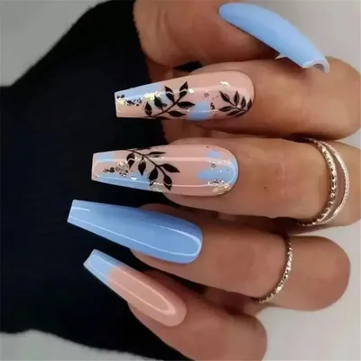 Накладные ногти Летний цветочный дизайн: цена 220 грн - купить Декоративная  косметика для ногтей на ИЗИ | Киев