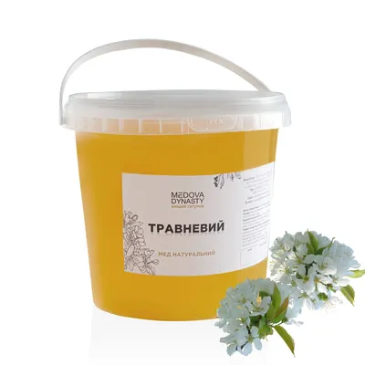 Майский мед (разнотравье) 100% натуральный 590гр - купить по цене: 675  руб./кг в интернет-магазине \"РыбоедовЪ\"