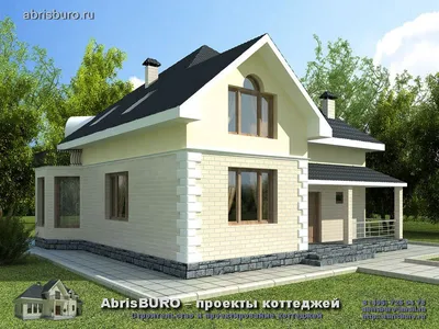 Проекты домов 130 м² с мансардой