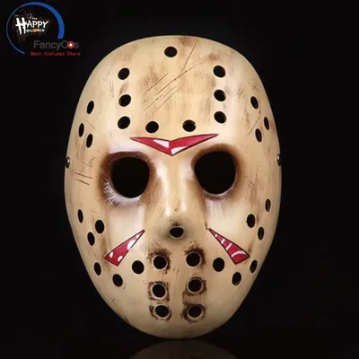 Фредди против Джейсон маска Джейсона Вурхиз маска Косплэй Шлем Хэллоуин  Смола маска реквизит Высокое качество подарочный костюм маска | AliExpress