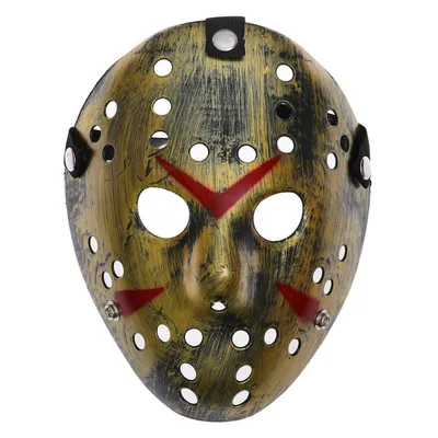 Джейсон вурхи Пятница 13-е ужасная страшная маска Хэллоуин страшная  фотомаска кровавый ужас реквизит для косплея | AliExpress