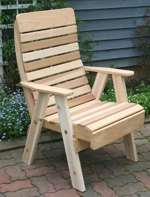 Стул из дерева своими руками - статья от пользователя ОБИ Клуба | Wooden  patio furniture, Pallet furniture outdoor, Wood patio chairs