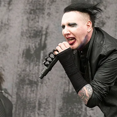 Ростовая фигура Мэрилин Мэнсон (Marilyn Manson) 590x1800 мм - купить по  выгодной цене | Магазин шаблонов Принт100