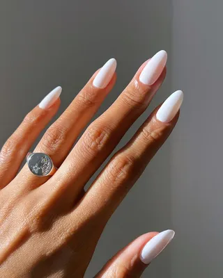 Молочный маникюр | Gel nails, Nails inspiration, Perfect nails