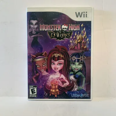 Monster High 13 Wishes Nintendo Wii Game Case | eBay