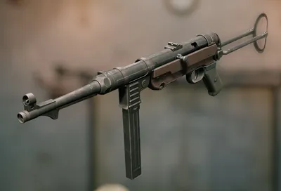 Автомат Шмайсер MP-40 с ремнем (макет, ММГ) купить по цене 19 700 р.,  артикул: DE-1111-C в интернет-магазине Kitana