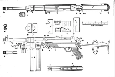 Охолощенный МП-40 СХП (MP-40)