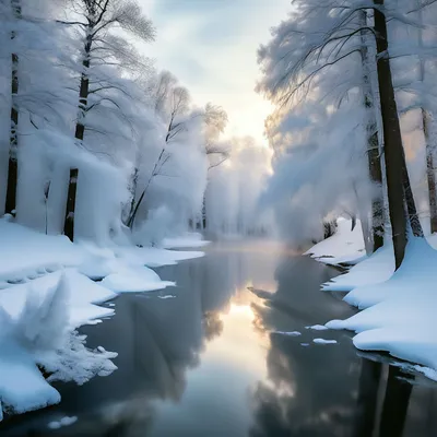Самое лучшее изображение зимы» — создано в Шедевруме