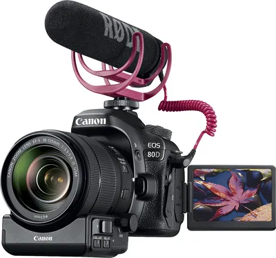 Best Buy: Canon EOS 80D DSLR Camera with EF-S 18-135mm Lens Video Creator  Kit Black 1263C103