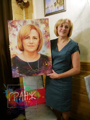 Печать фото на холсте в Хабаровске - Портреты и шаржи по фотографии в  Хабаровске